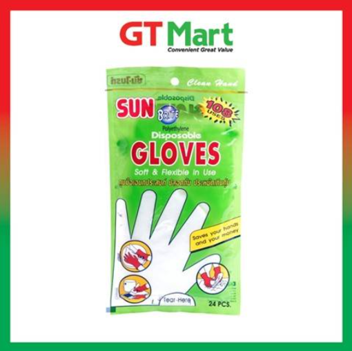 Picture of Sunbrite Plastic Glove 24PCS