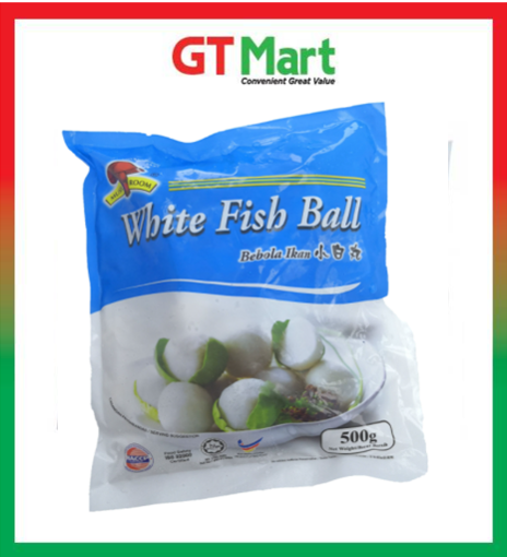 Picture of MUSHROOM WHITE FISH BALL (S) 500G