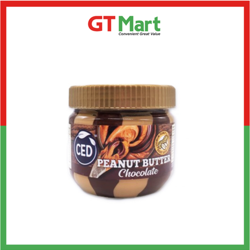 Picture of CED PEANUT CHOCO STRIPES 250G