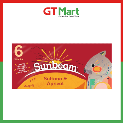 Picture of SUNBEAM SULTANA & APRICOT 25G X 6PK