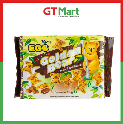 Picture of EGO GOLDEN BEAR BISCUIT - CHOLATE ( 180GM )