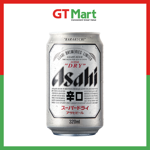 Picture of ASAHI SUPER DRY CAN 320ML