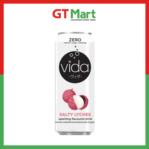 Picture of VIDA SPARKLING FLAVOURED DRINK - SALTY LYCHEE 325ML